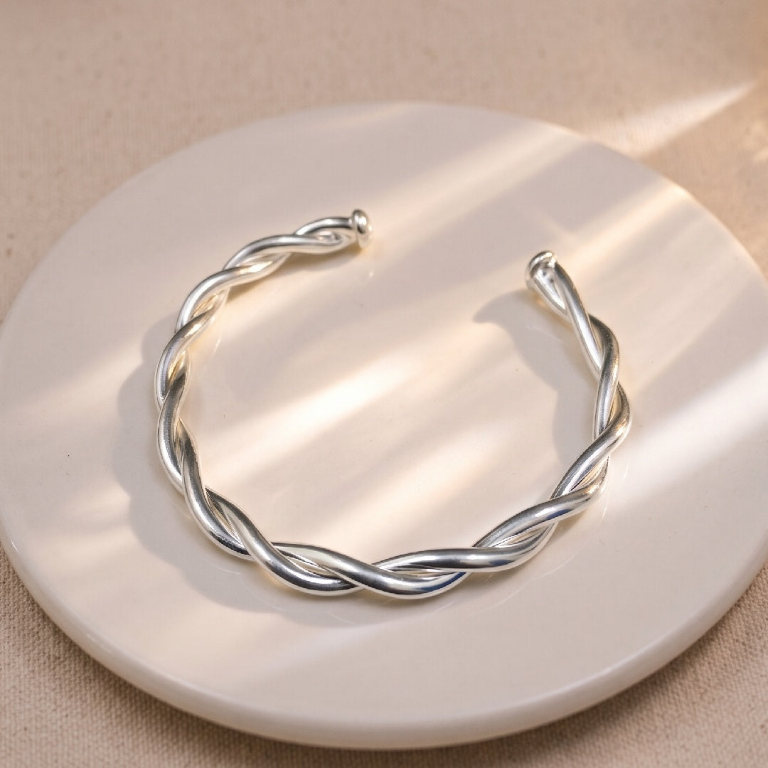 Pulsera Hilos Plata