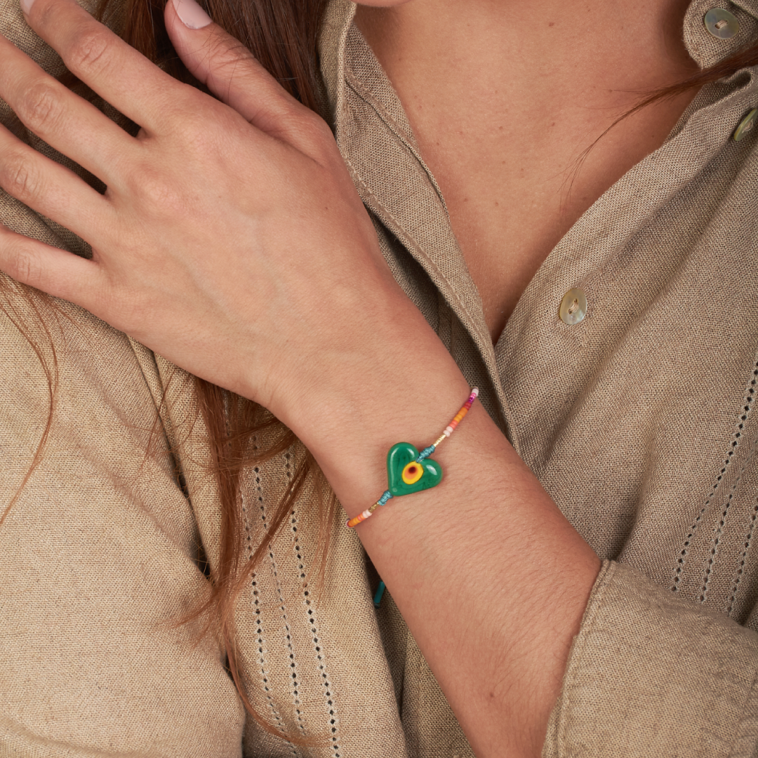 Pulsera Hilo Corazón