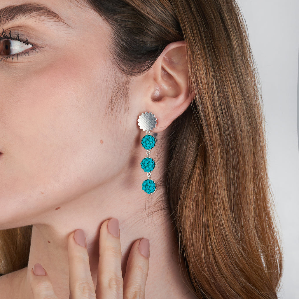 Aretes Ondulado Bolita x3