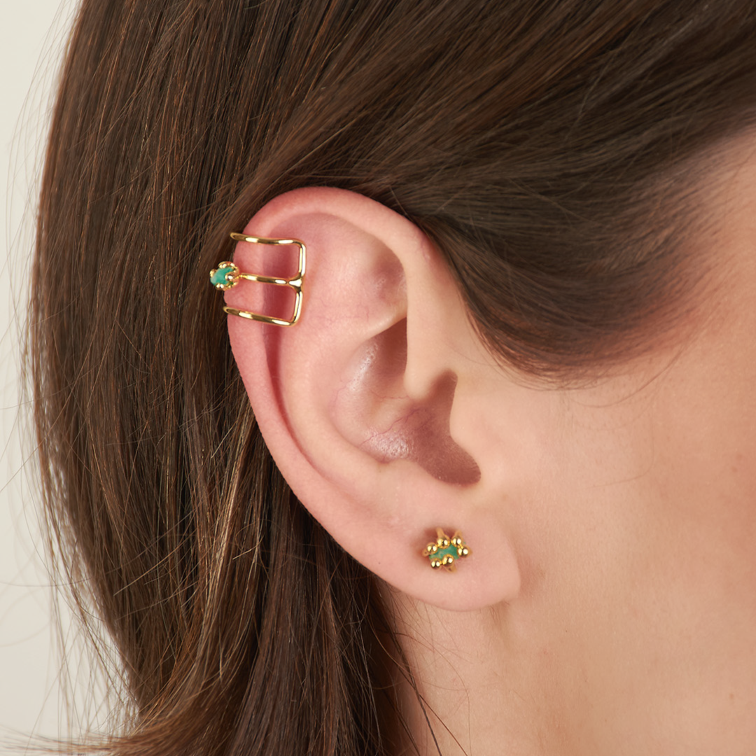 Earcuff Esmeralda Med