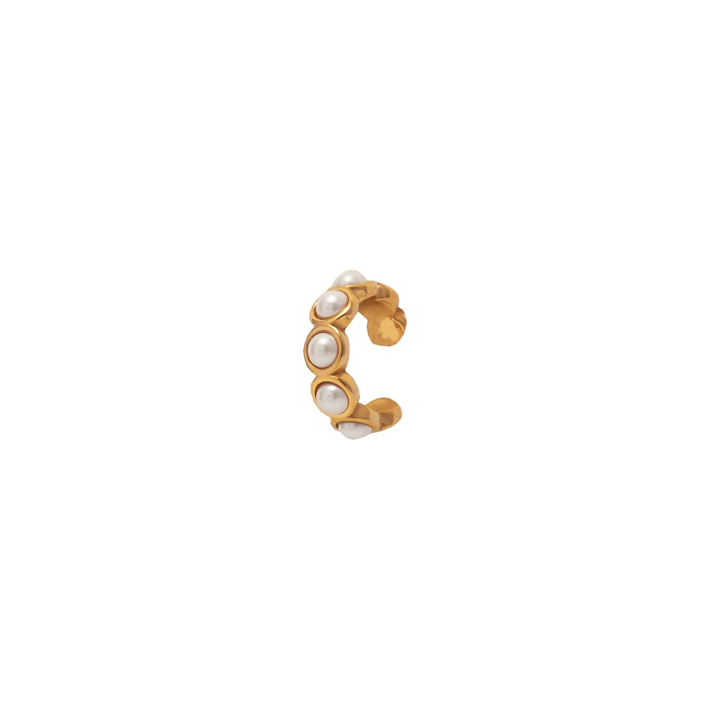 Earcuff Fila en Perlas