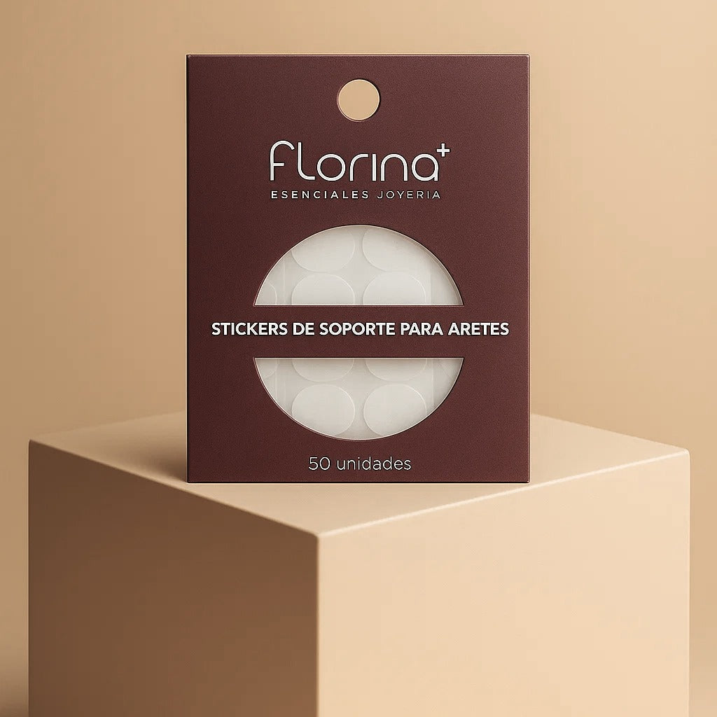 Sticker de Soporte para Aretes x 50 unidades