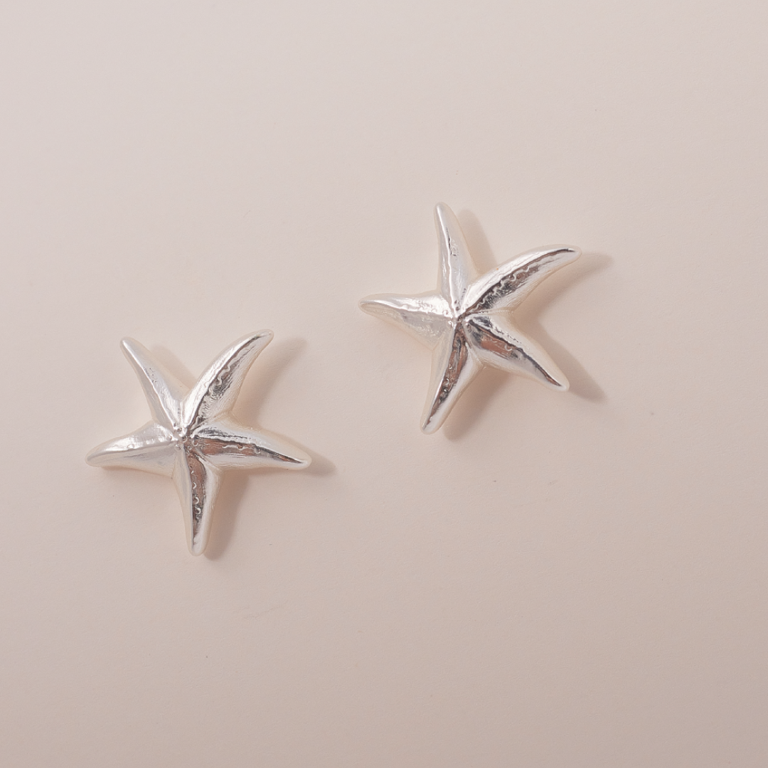 Aretes Estrella de Mar Plata