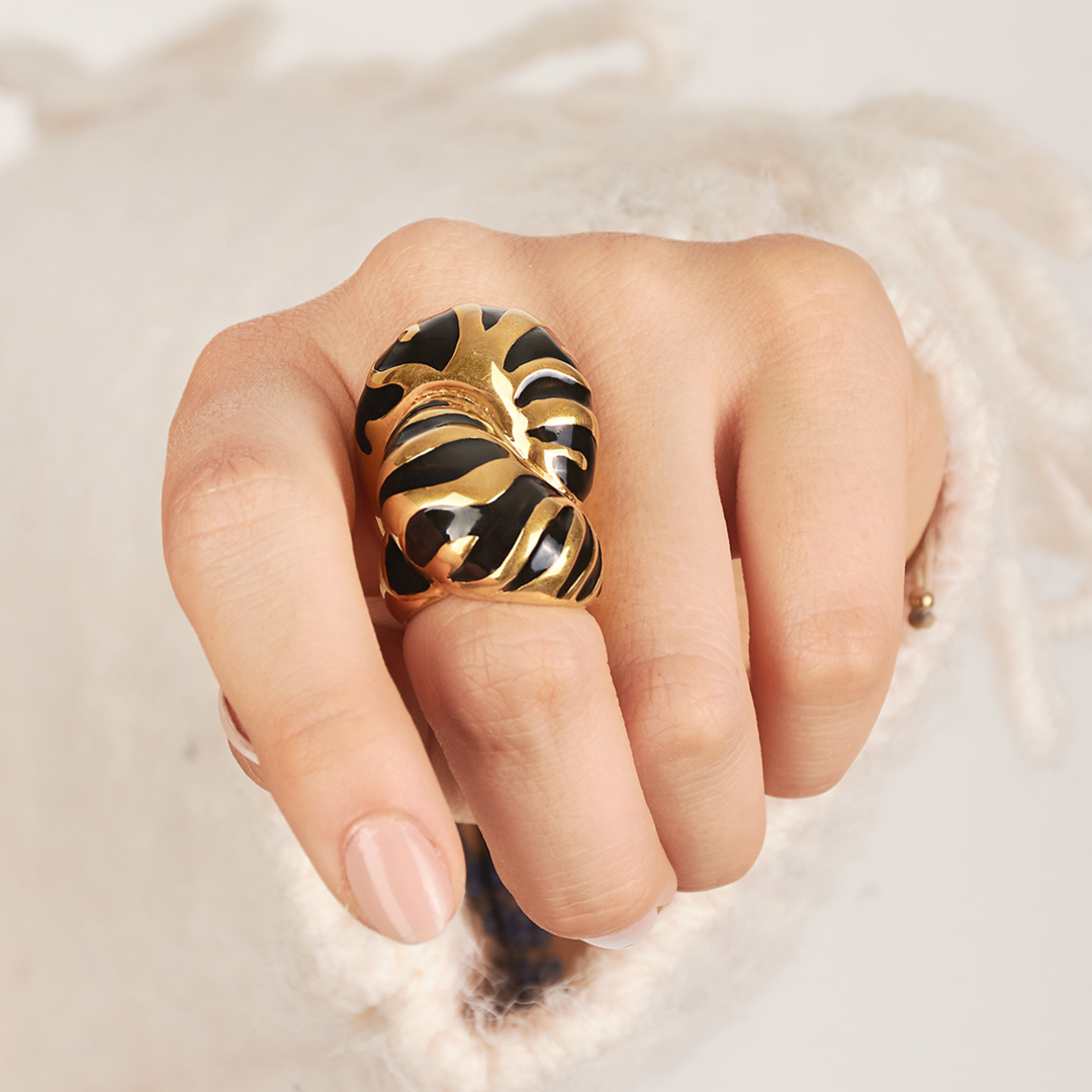 Anillo Tigre Animal Print