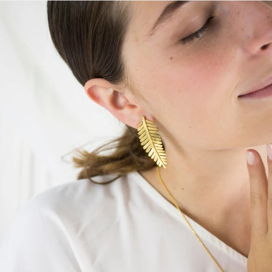 Aretes Helecho