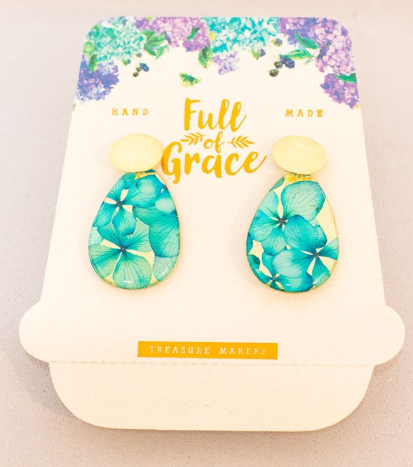 ARETE GOTERA HERRAJE BAÑO ORO DORADO