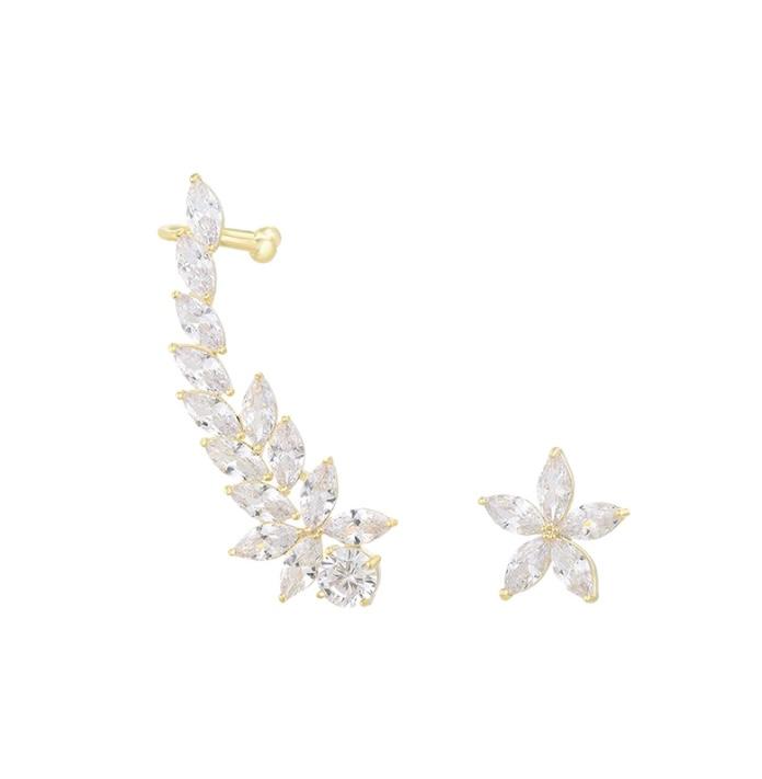 Earcuff Flores Topo de Paulina
