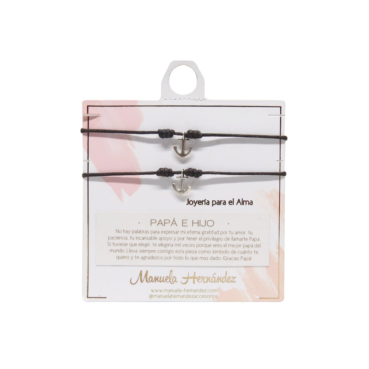 Pulsera duo - Papa e hijo de Manuela Hernandez