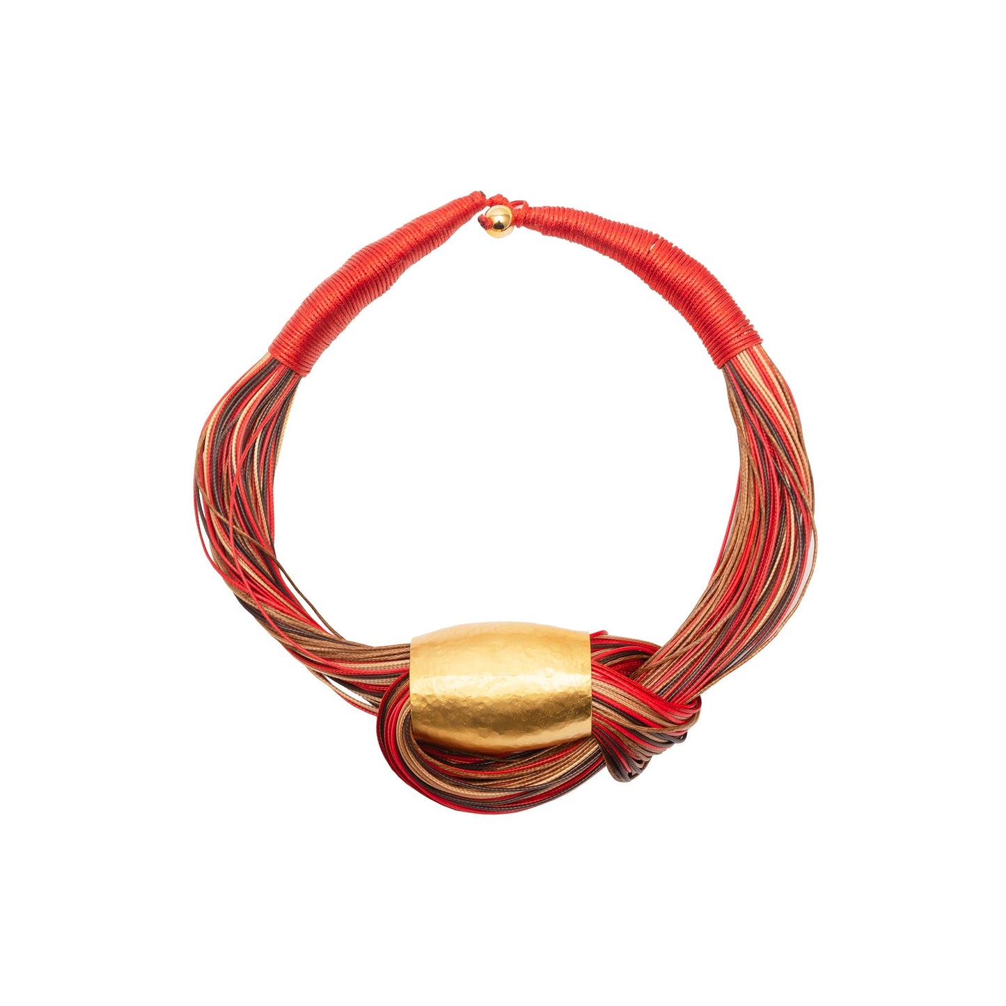 COLLAR NUDO BRONZINI DE XMARA