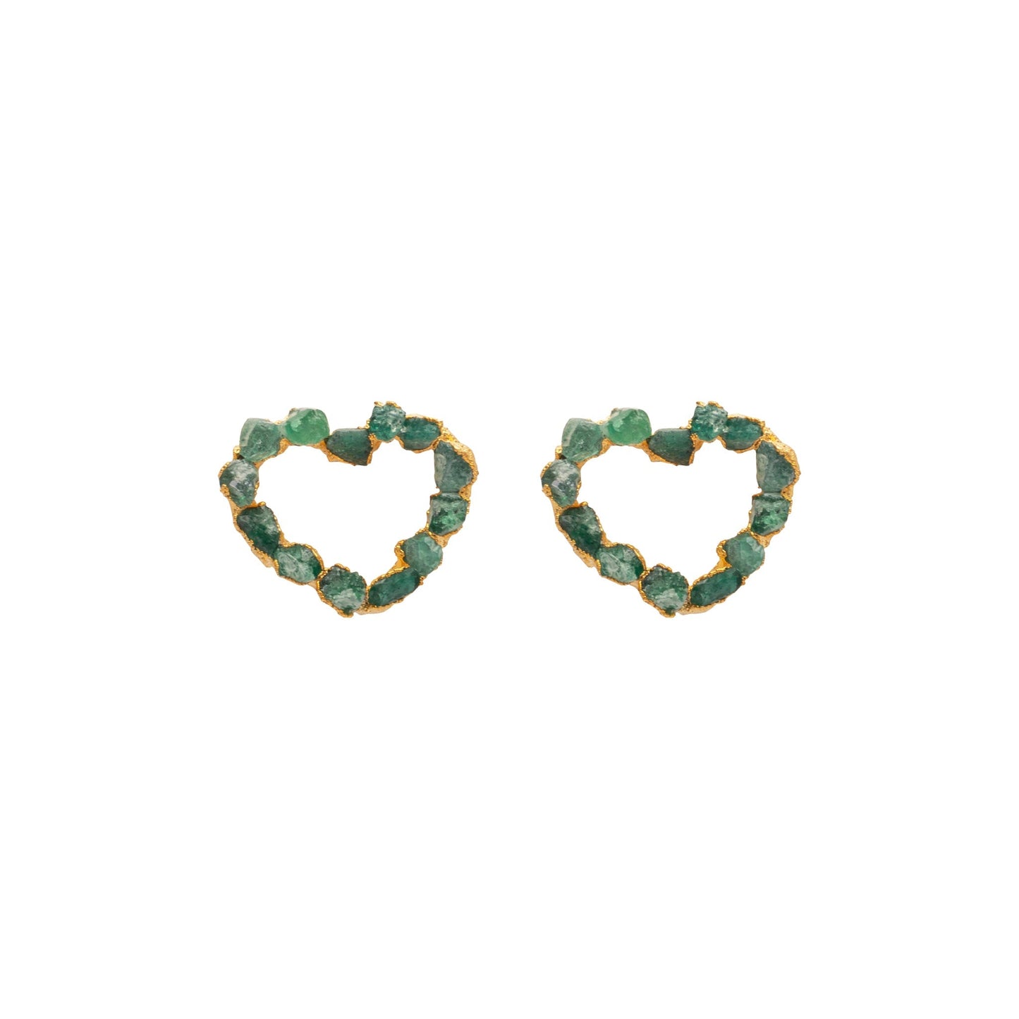 Aretes Corazón Med