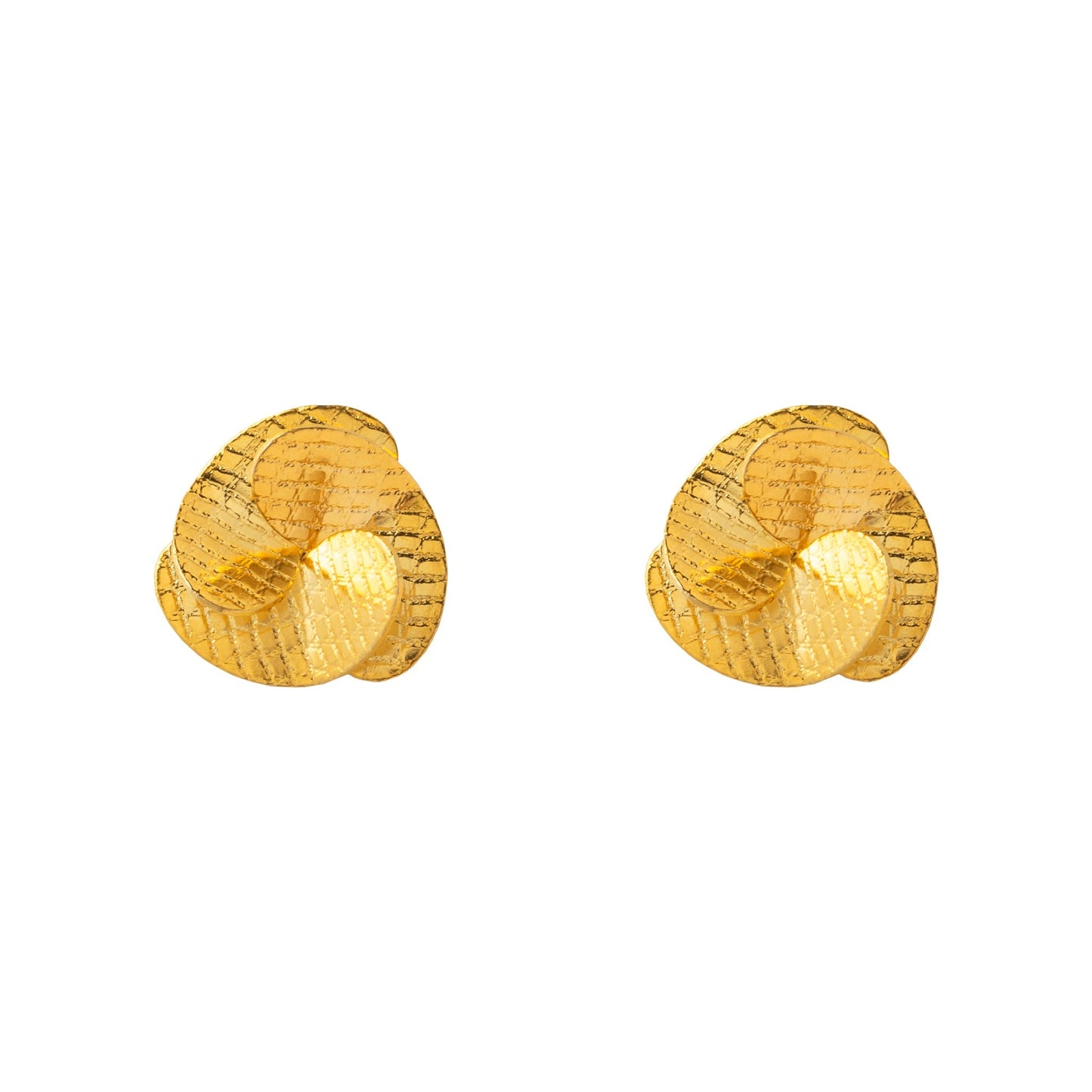 Aretes Hélice Maxi Oro