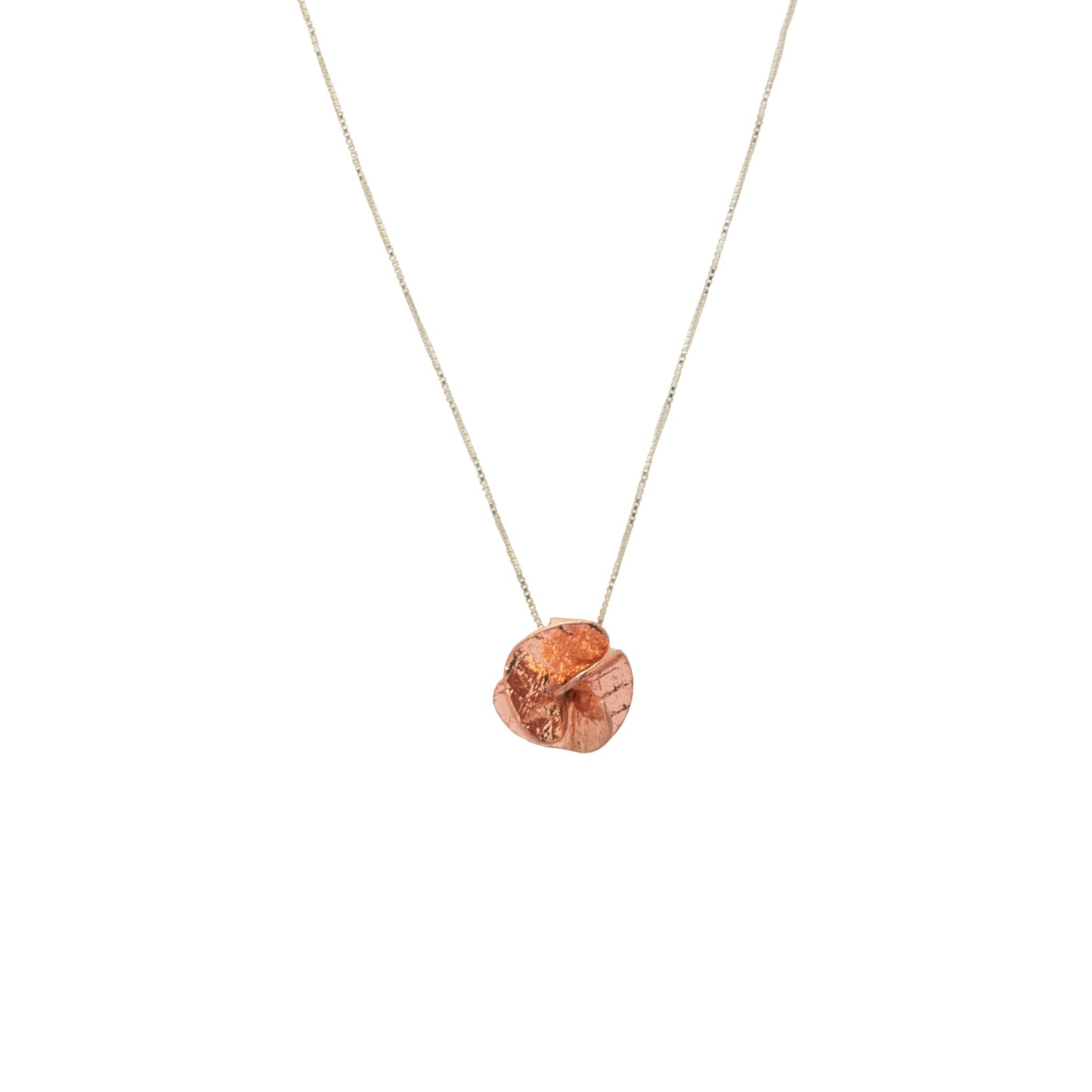 Cadena Hélice Mini Oro Rosado