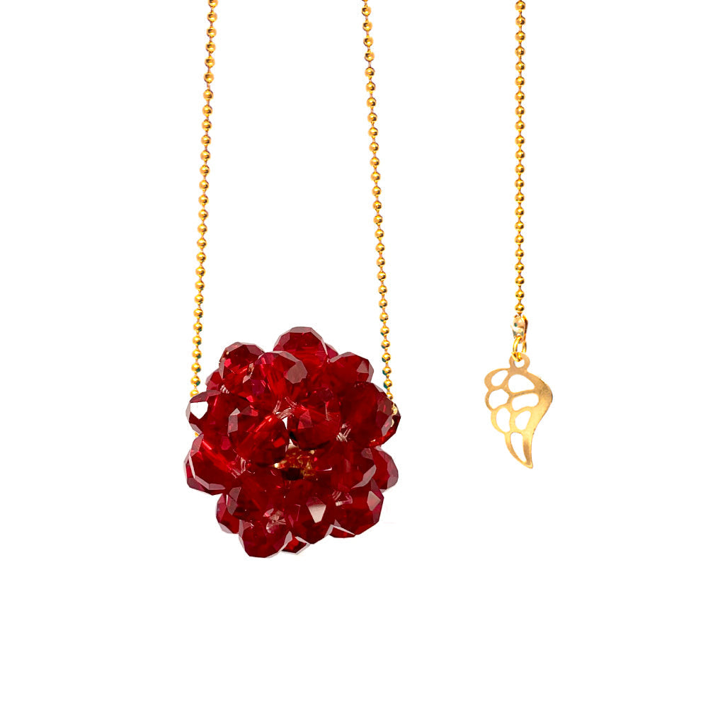 llamador rojo de we believe in angels