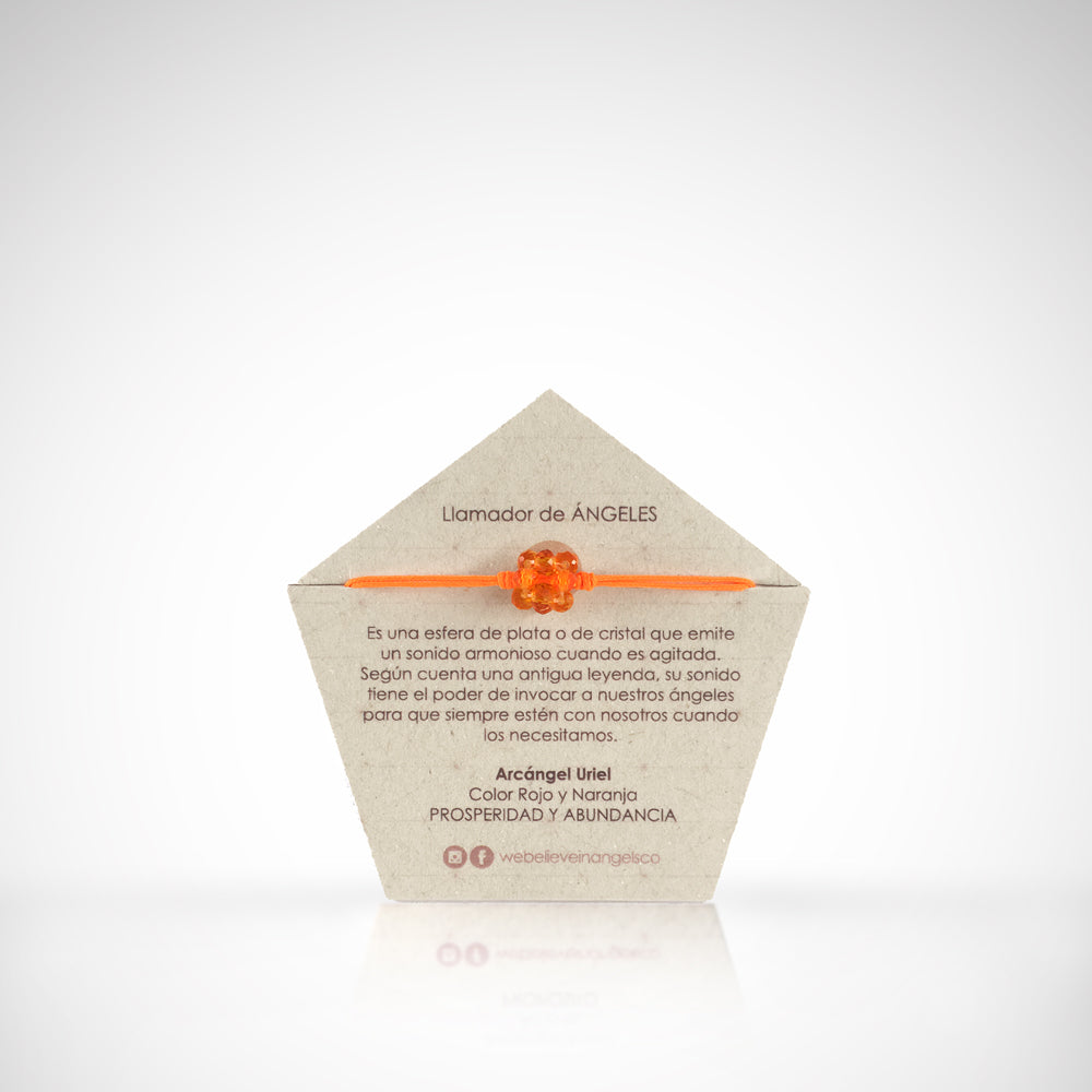 Pulsera Rondela Naranja