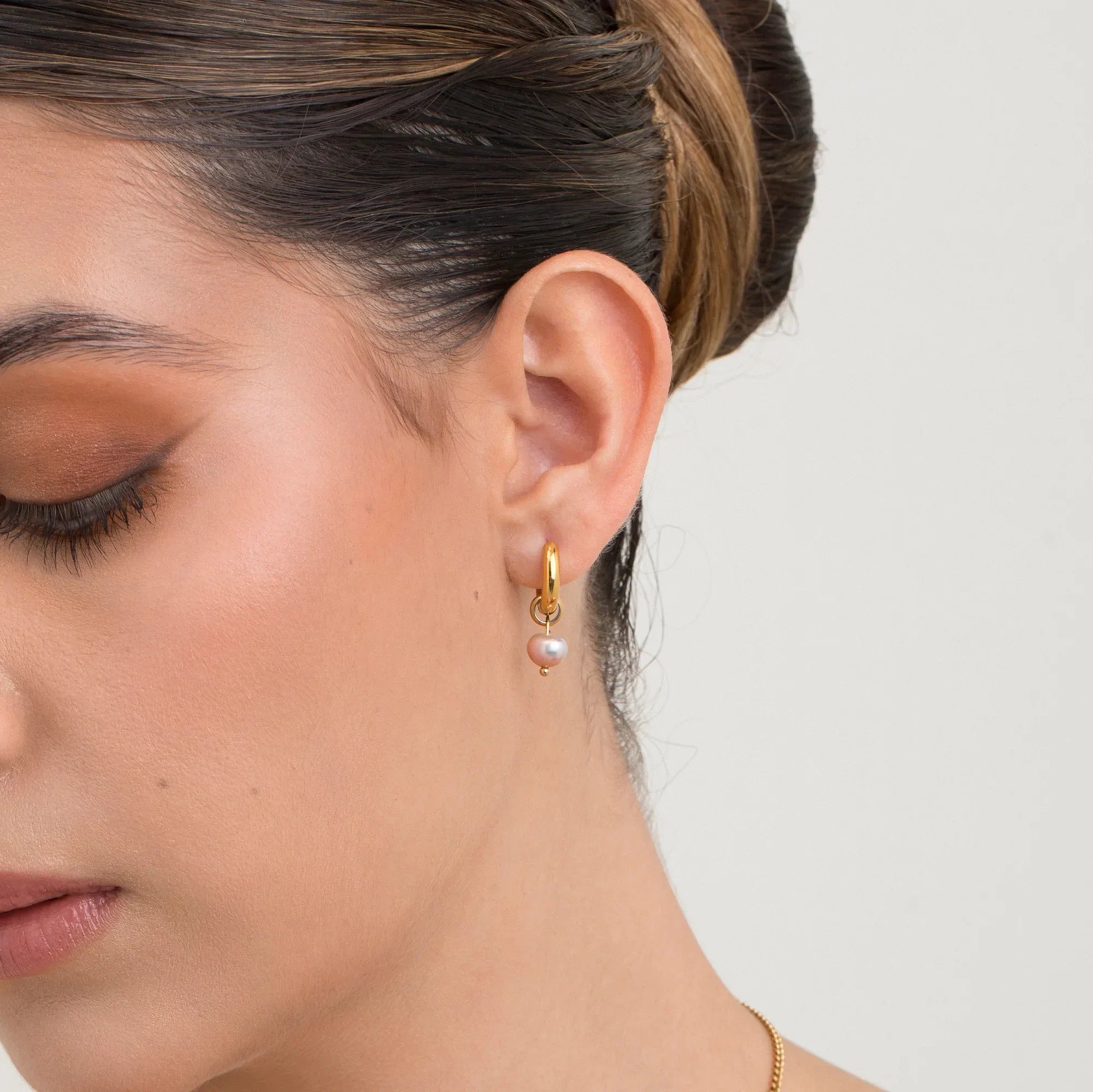 Candongas Perla Rosa