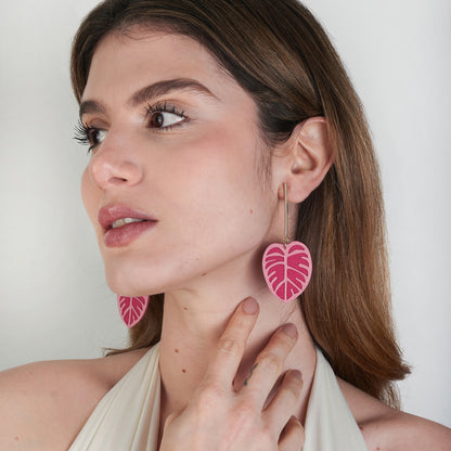 Aretes Tubo y Balazo Dos Colores