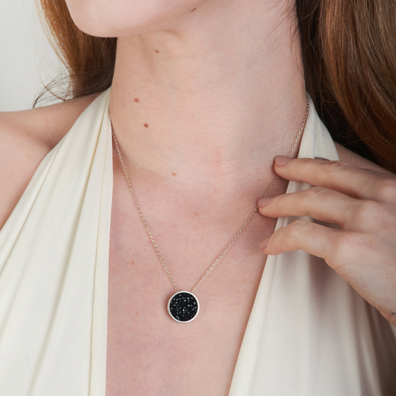 Collar Sparkle Pequeño Negro