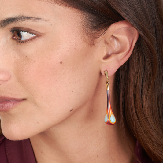 Aretes Gota Herraje