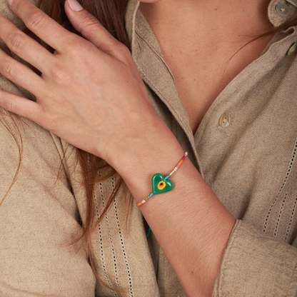 Pulsera Hilo Corazón