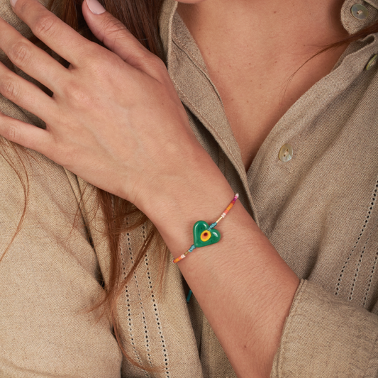 Pulsera Hilo Corazón