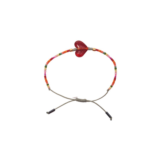 Pulsera en Hilo Corazón