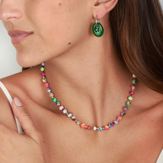 Collar Bolita Arcilla Mini