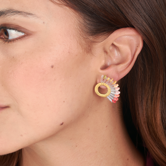 Aretes Abanico