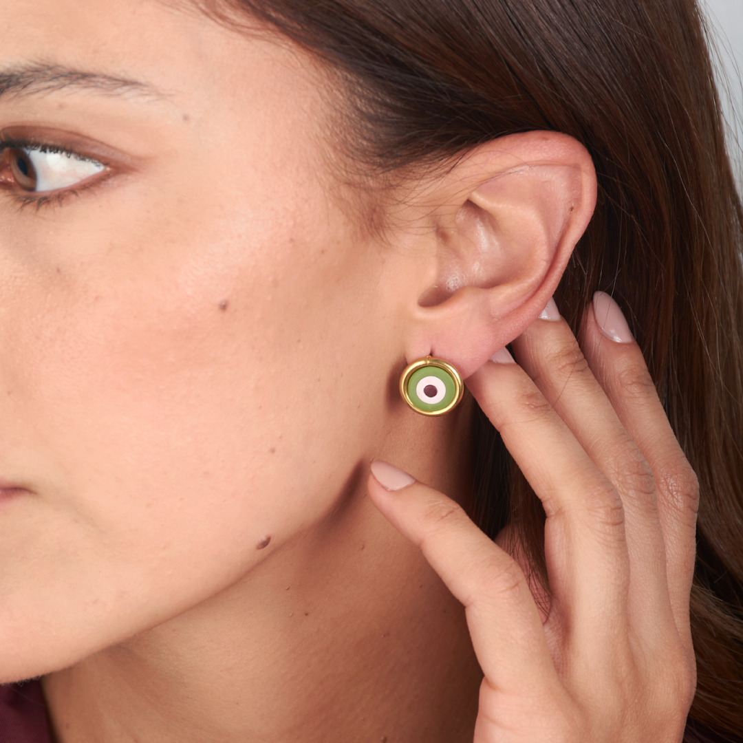 Aretes Ojo Arcilla