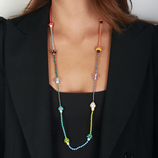 Collar Cristlargo Hongos