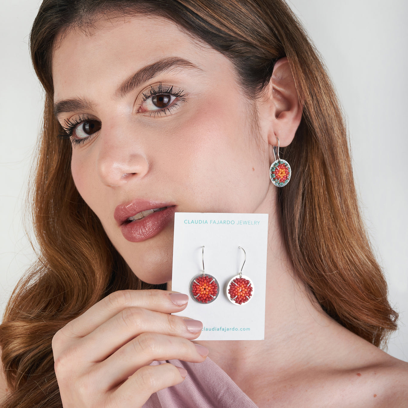 Aretes Moneda Mediano