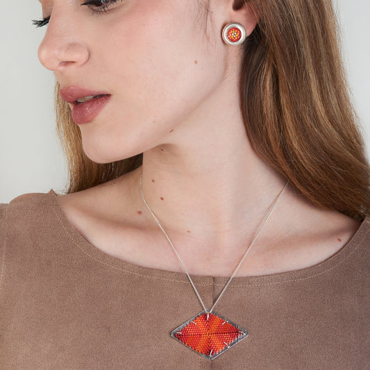 Collar Colgante Rombo
