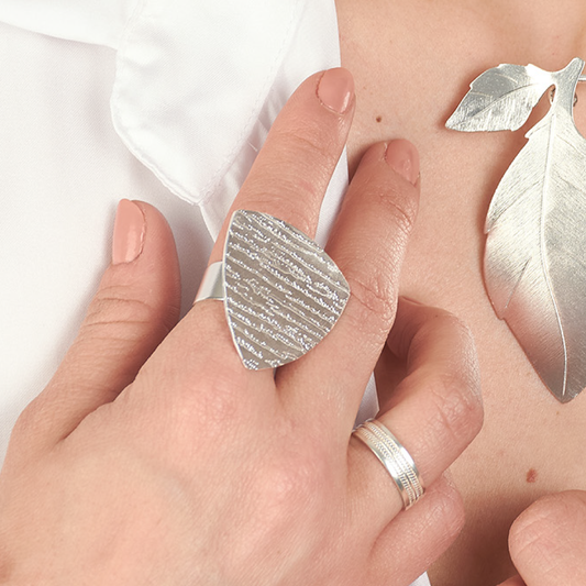 Anillo Bora Plateado
