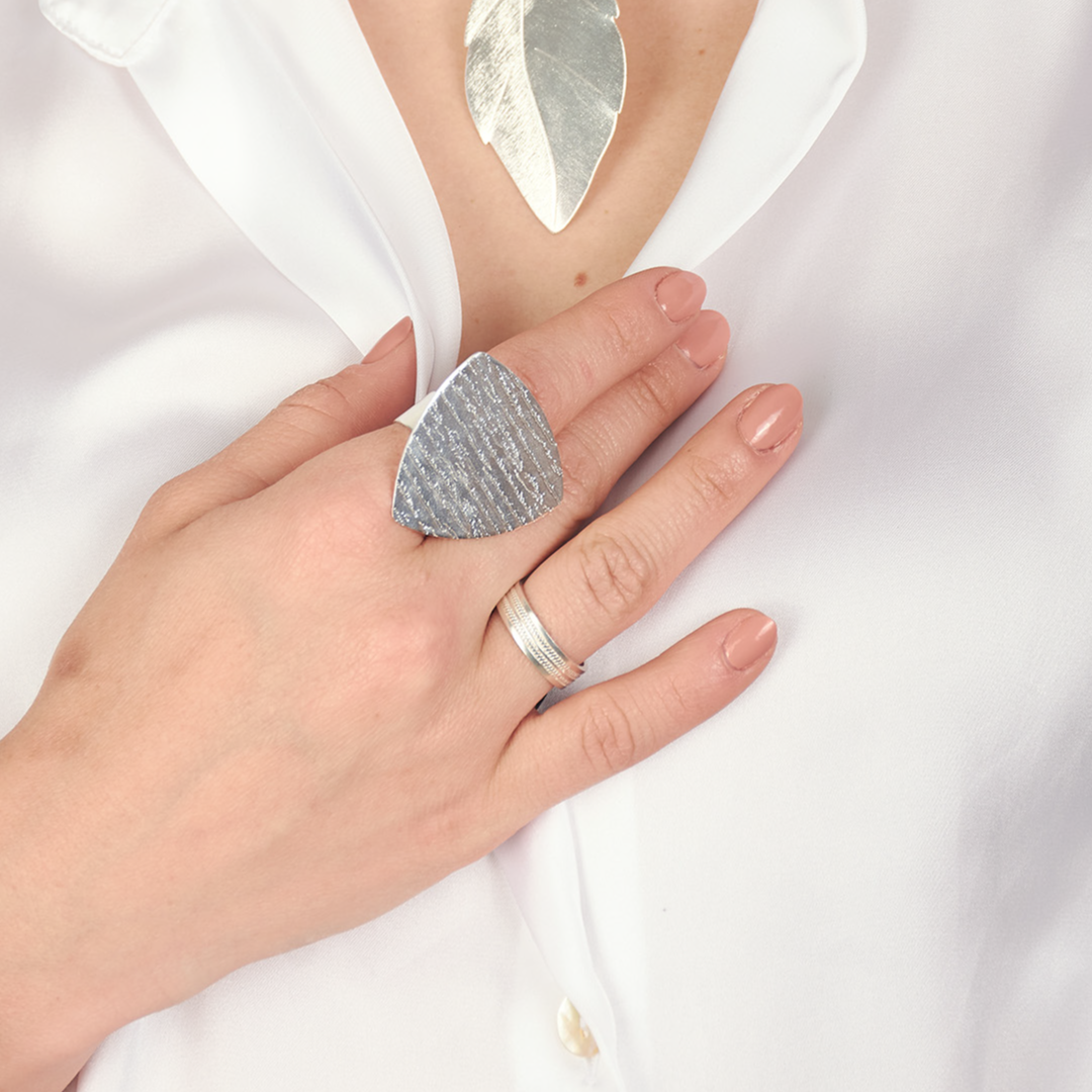 Anillo Bora Plateado