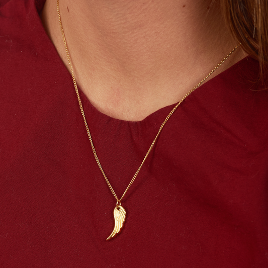 Cadena Choker Ala Renacer Dorada