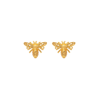 Arete Topo Abeja Vuelo De Vida Dorado