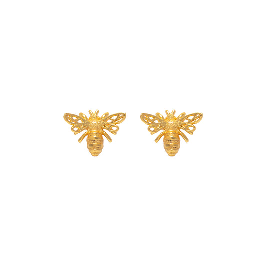 Arete Topo Abeja vuelo de vida Dorado de Blumart