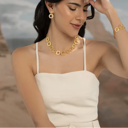 Collar vuelo de Vida Dorado