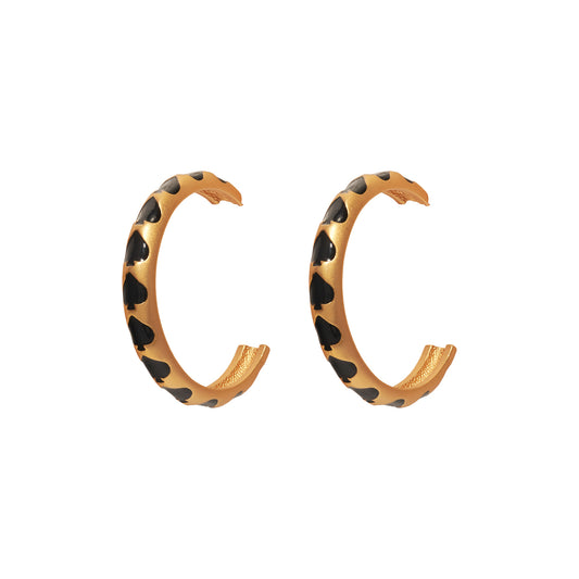 Candongas Gold Picas Black