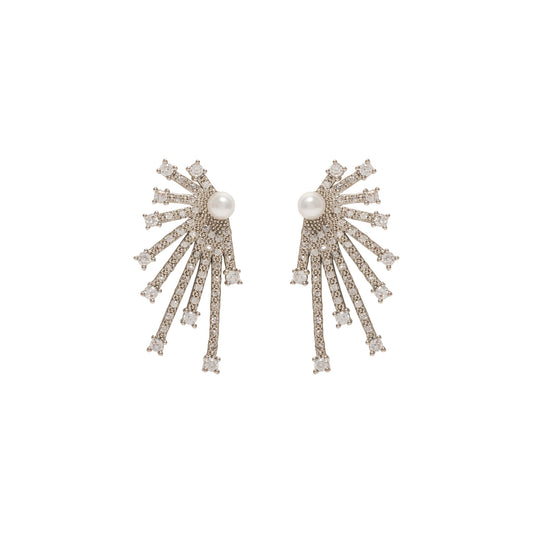 Aretes Medio Sol Silver