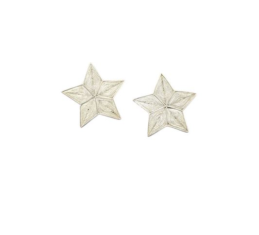 Fili Topo Estrella 5 puntas 2,5 cm Topida en Plata 980