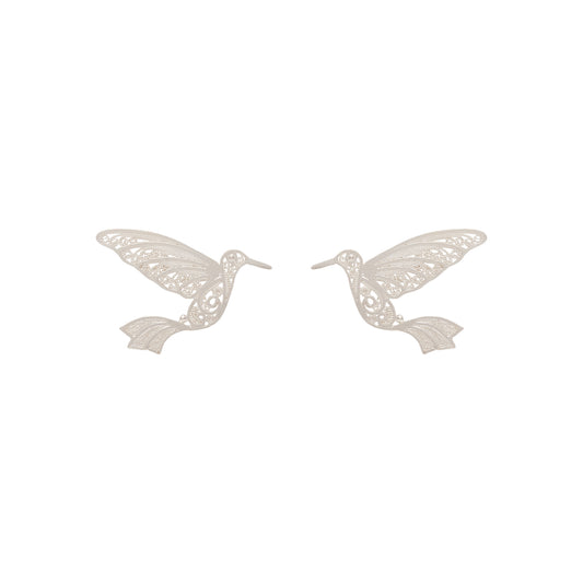 Fili Topo Colibrí Arabesco en Plata 980