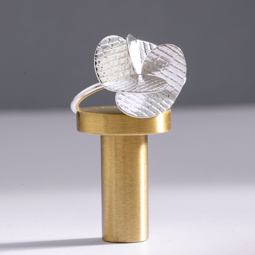 Anillo maxi Helice plata Ley 950