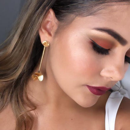 Aretes Hélice Largos