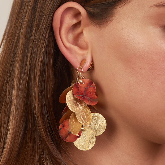 Aretes Fusión Tupido Racimo Pequeño