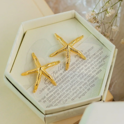 Aretes Estrella de Mar Grandes