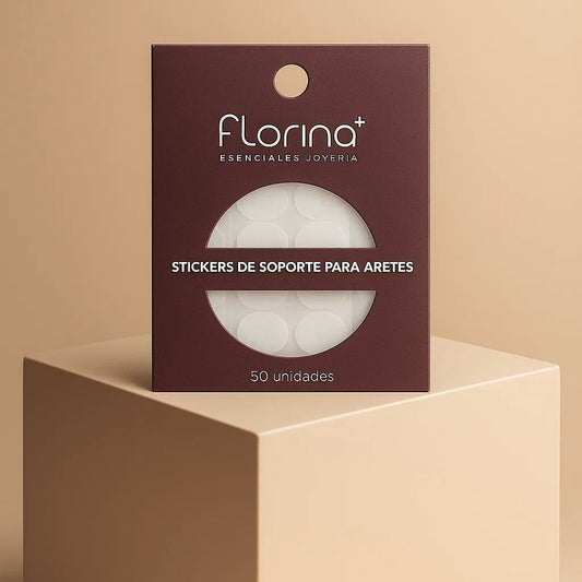 Sticker de Soporte para Aretes x 50 unidades