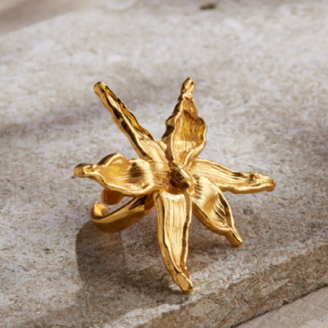 Anillo Orquídea Cecilita