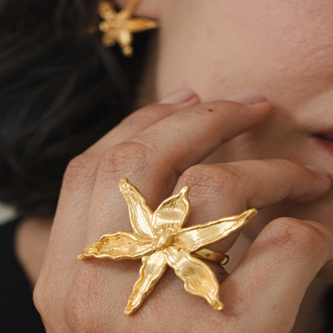 Anillo Orquídea Cecilita