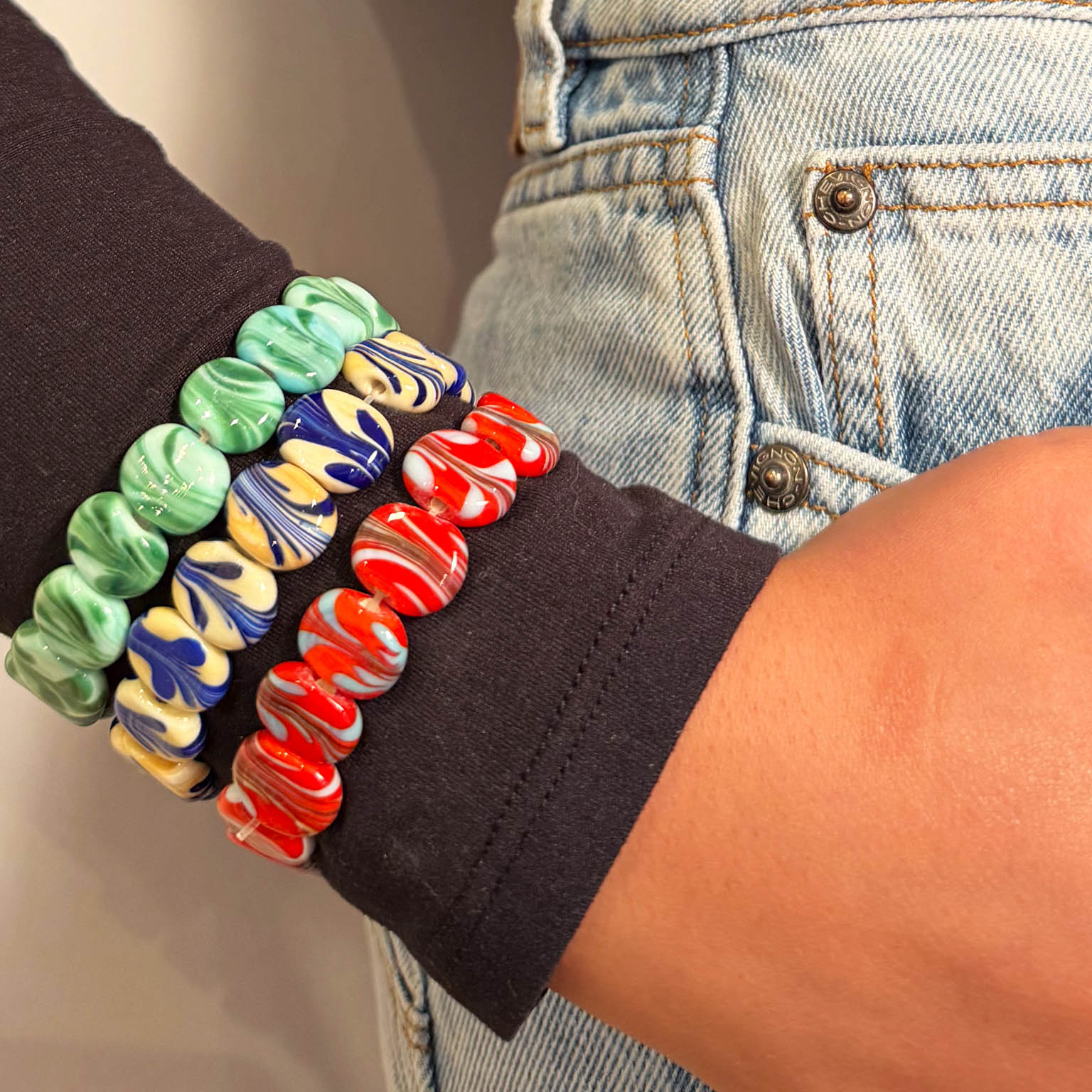 Pulsera Arrastre Plana