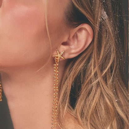 Aretes Copo Nieva Oro